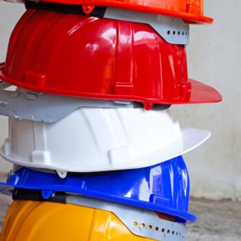Clasificación de los cascos de protección por colores