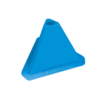 Pirámide De Control Vehicular Azul Claro