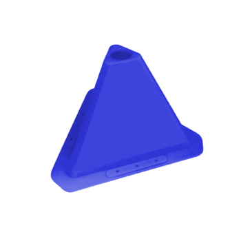 Pirámide De Control Vehicular Azul Obscuro