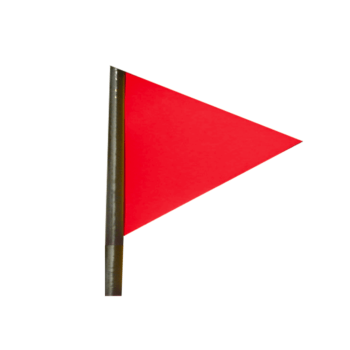 Banderín de Control Vehicular Rojo